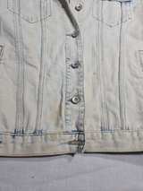 Vintage Superdry Light Wash Denim Trucker Jacket US 6 - Image 4
