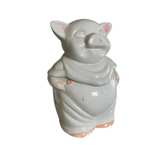Shawnee Smiley Pig Cookie Jar with Blue Scarf - Image 7