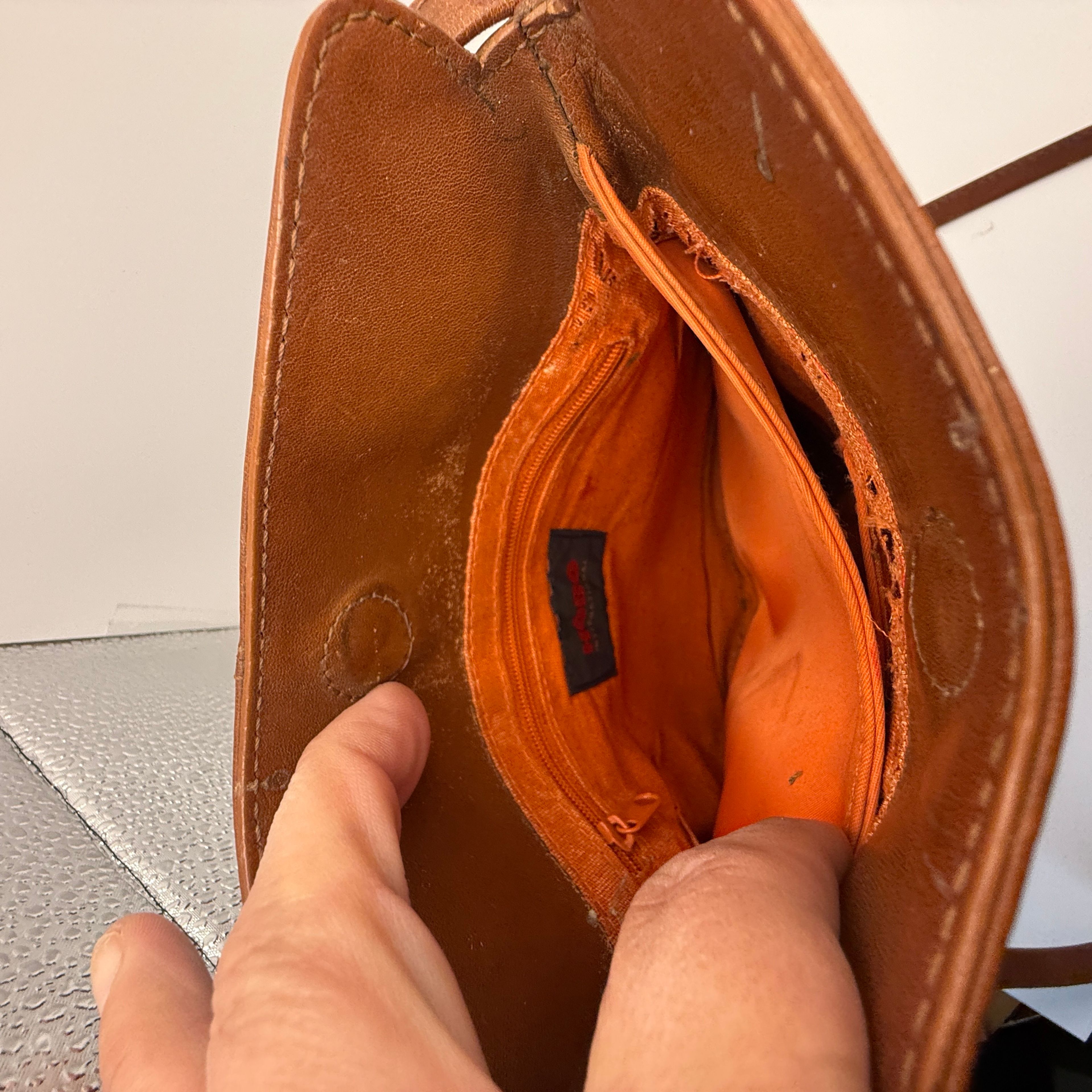 The Sak Leather Bucket Crossbody Bag - Image 4