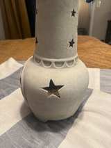 **MUST GO**
Gray and White Clay Chiminea Incense Burner - Image 2