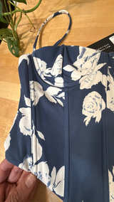 NWT White Fox In the Morning Bustier Top Navy Rose  S - Image 3