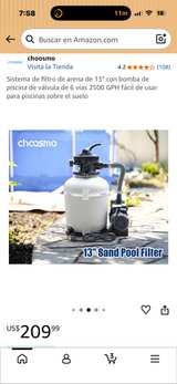 Choosmo 13" Sand Filter Pump System for Above Ground Pools - Image 2