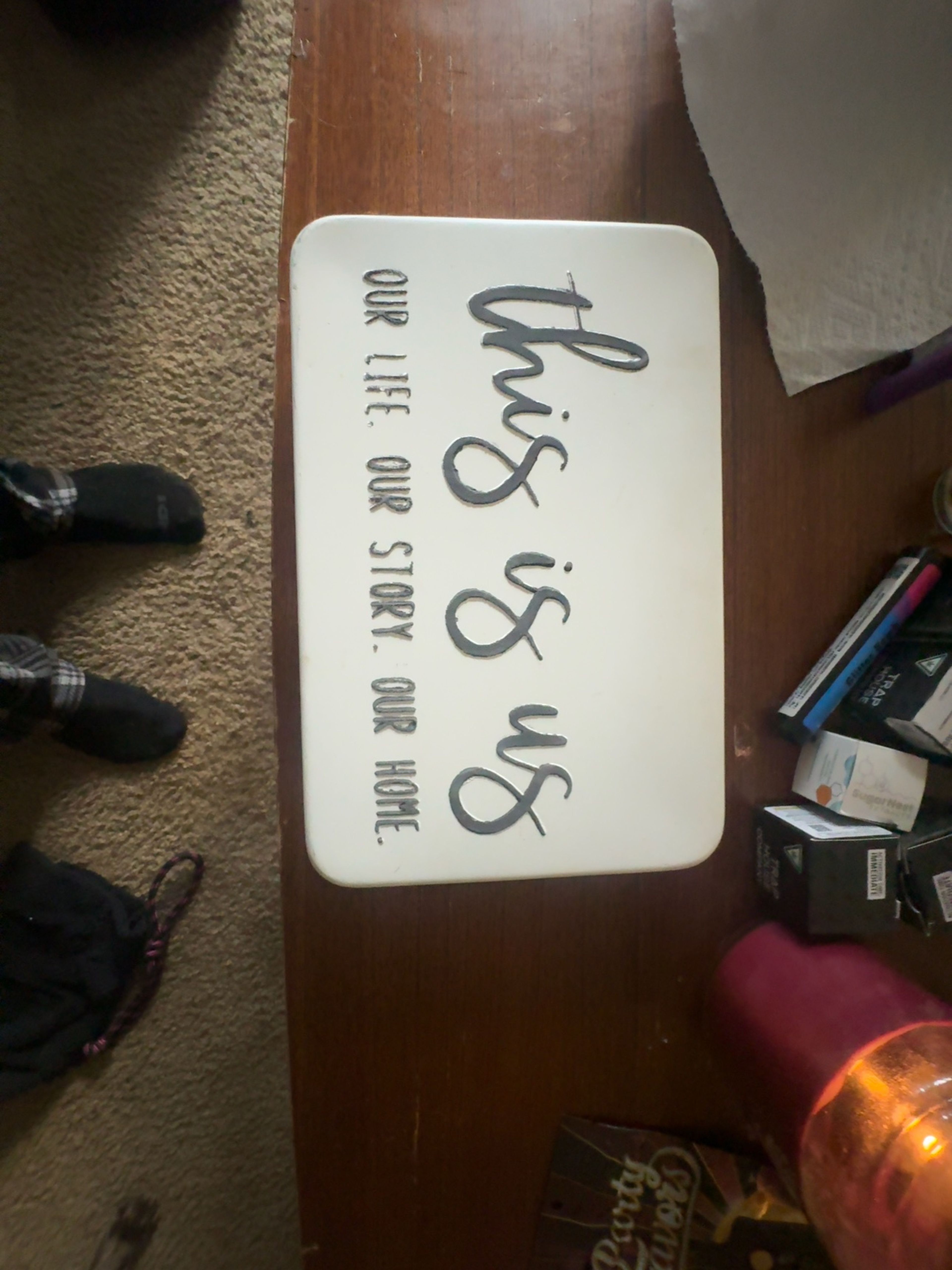 This Is Us Rustic Wooden Wall Sign