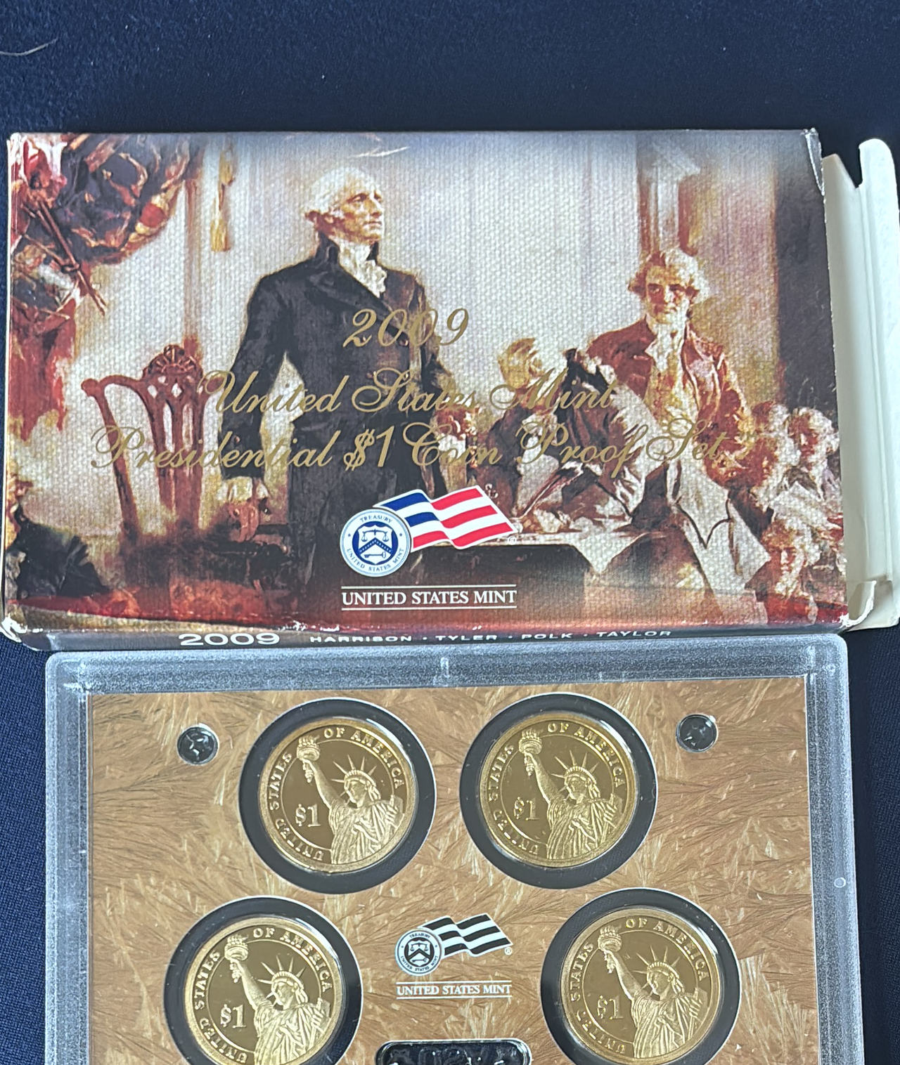 2009 United States Mint Presidential $1 Coin Proof Set