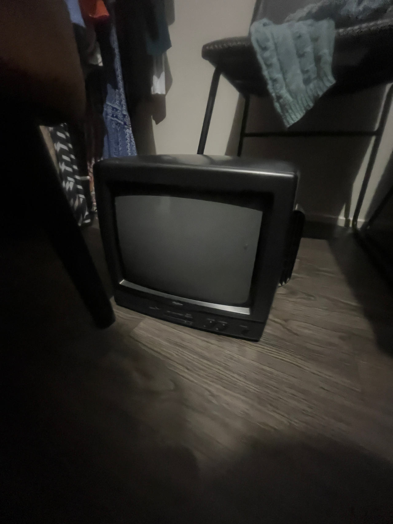 CRT TV with built-in VCR