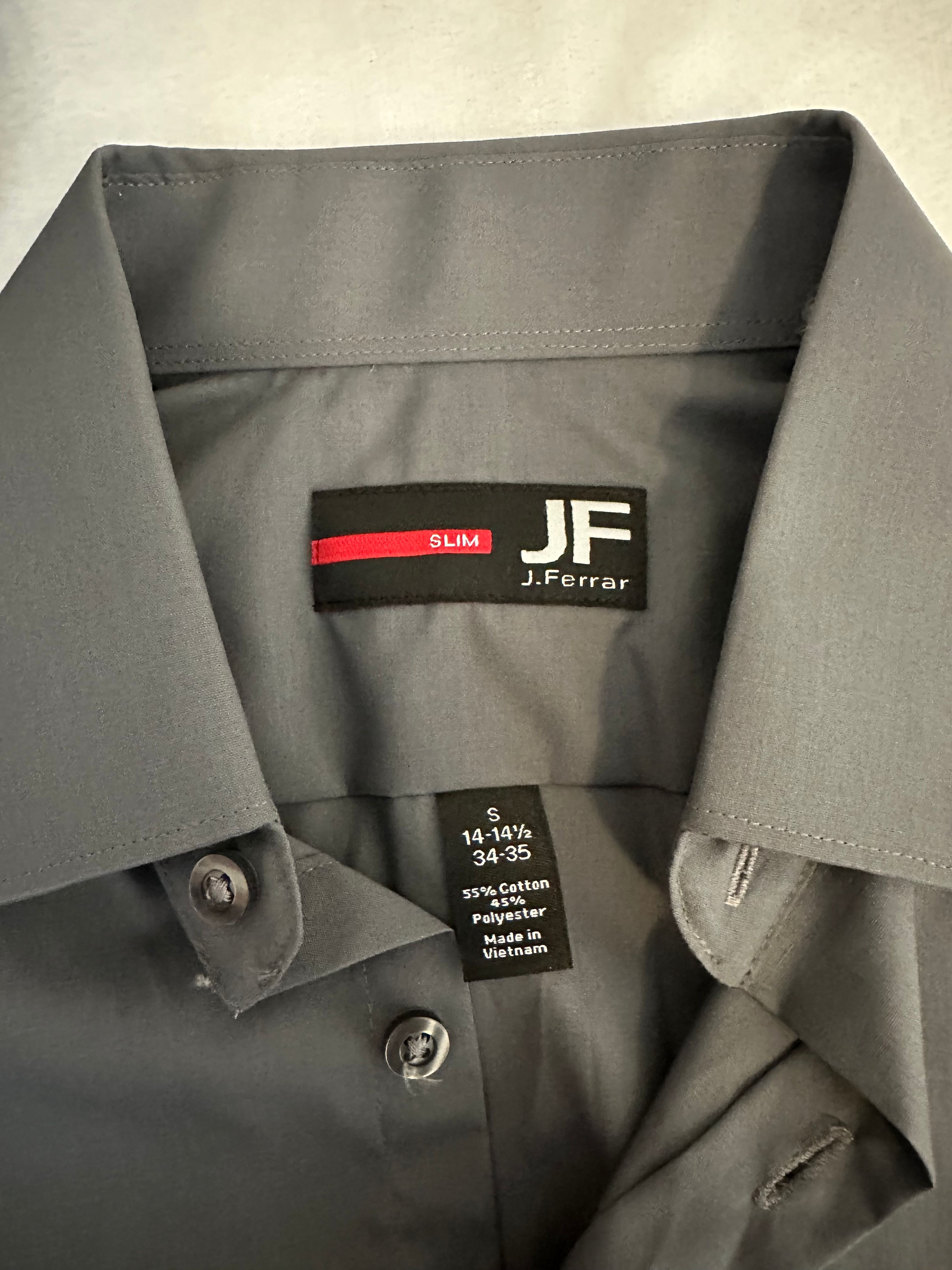 J. Ferrar Slim Fit Long Sleeve Dress Shirt - Image 2