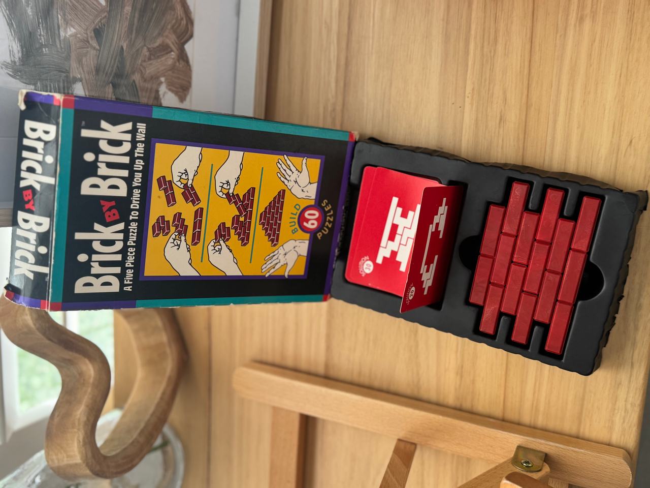 Brick By Brick Puzzle Game – Binary Arts ThinkFun 1990s Vintage Brain Teaser