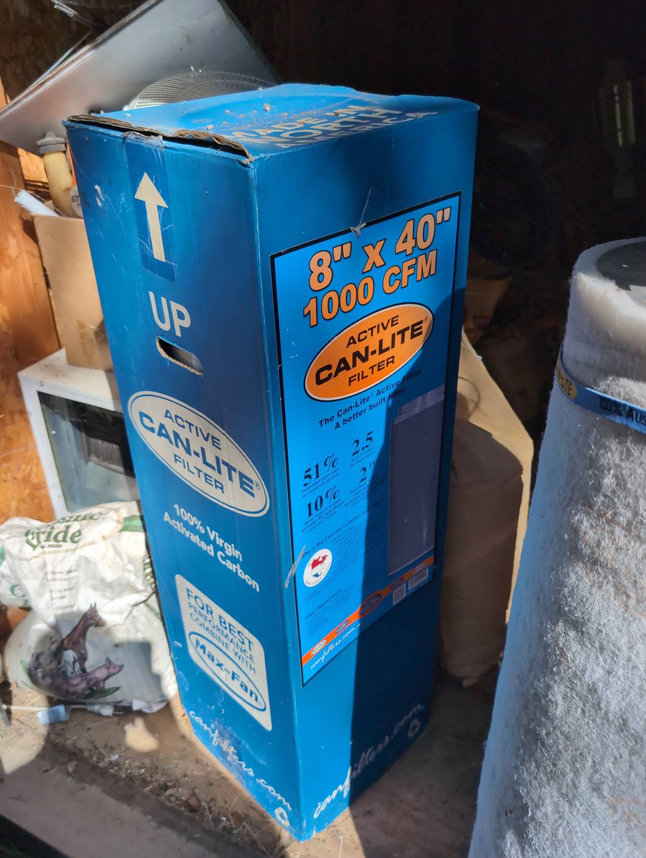 Can-Lite 8" x 40" 1000 CFM Carbon Filter