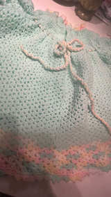 Handmade Crochet Baby Dress - Image 5