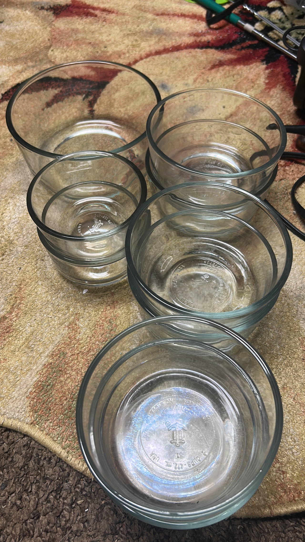 Pyrex Glass Mixing Bowls