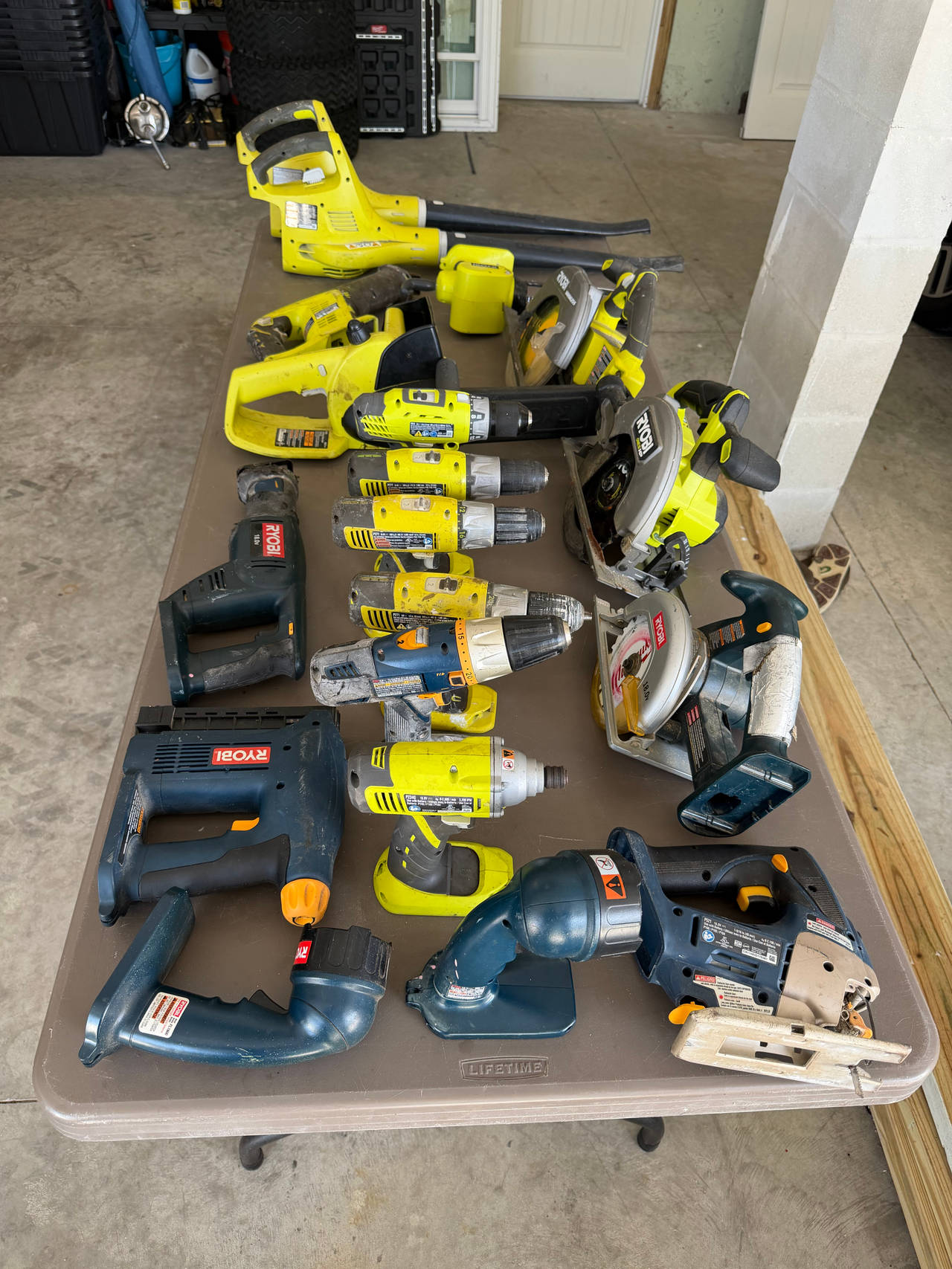 Ryobi ONE+ 18V Cordless Power Tool Lot