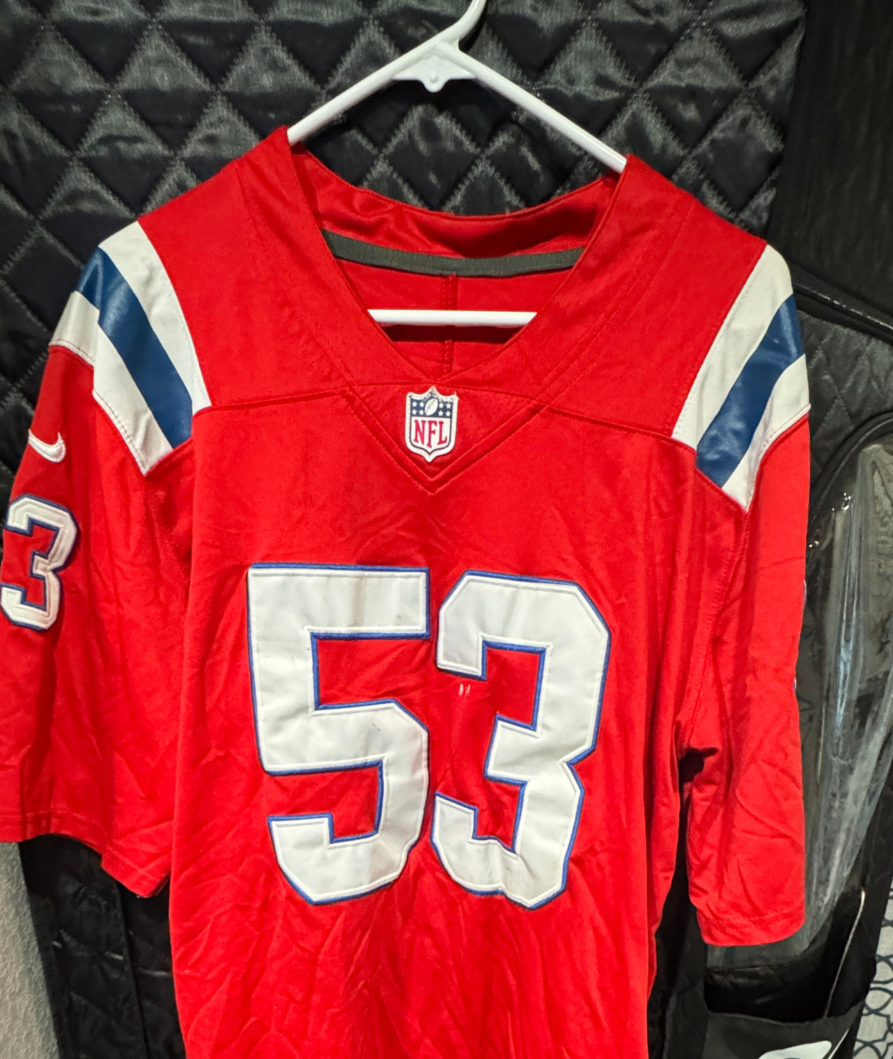 Nike New England Patriots Kyle Van Noy #53 Red Alternate Jersey