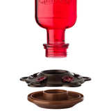 More Birds Elixir Hummingbird Feeder, Vintage Glass Medicine Bottle Hummingbird - Image 2