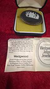 Wedgwood Black Jasperware Silver Brooch - Image 5