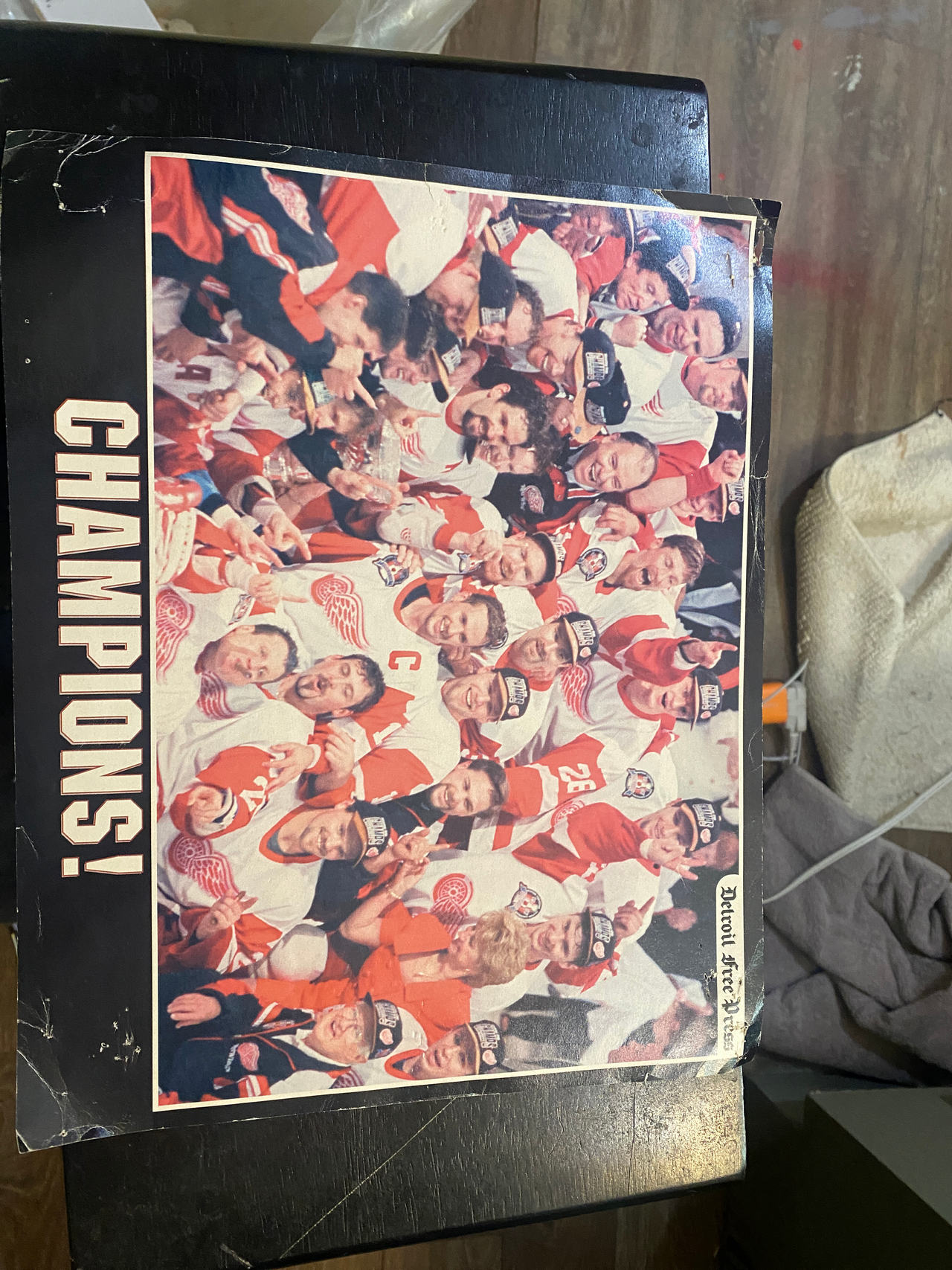 Detroit Free Press 1997 Detroit Red Wings Champions Poster