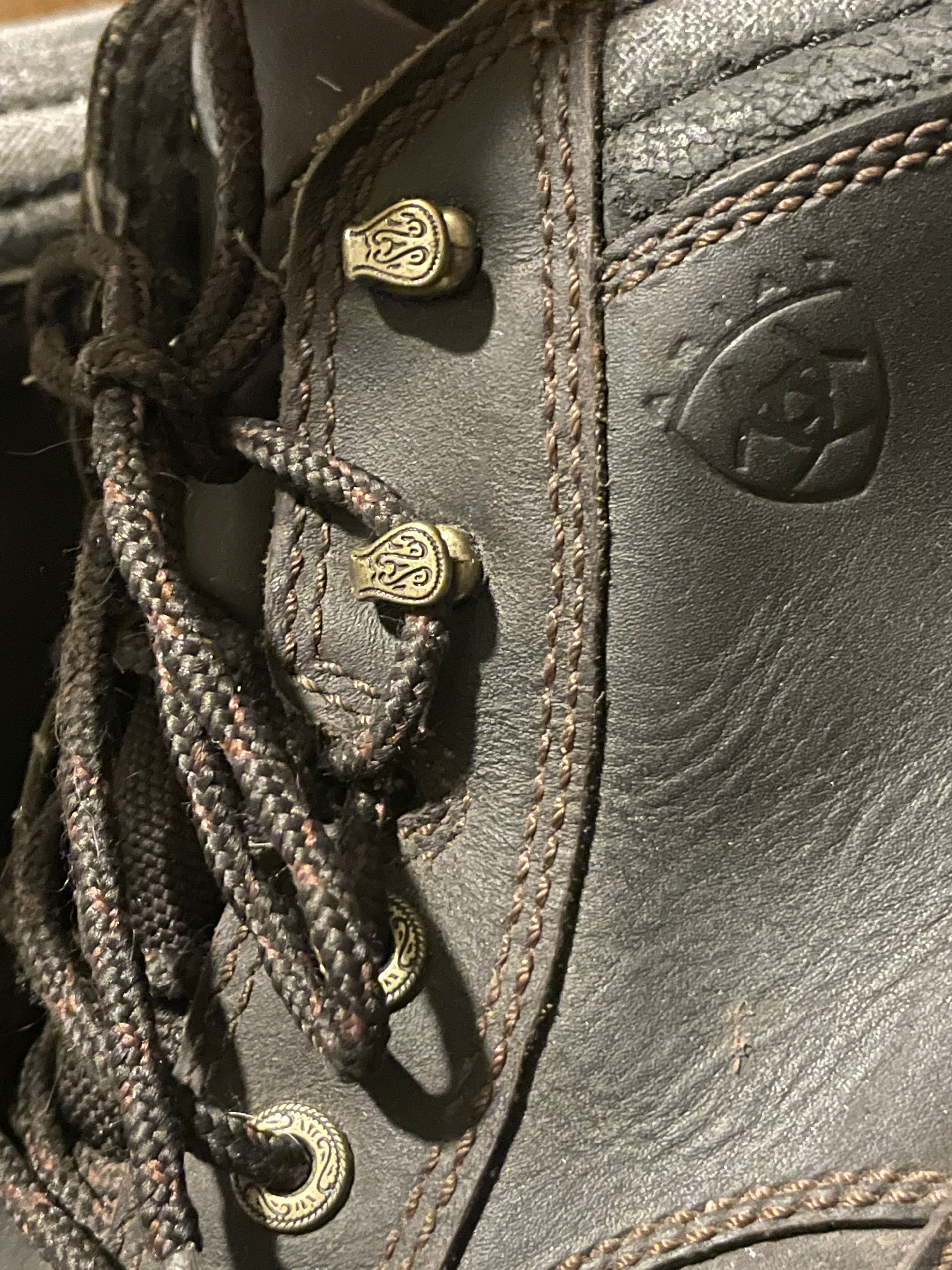 Ariat Men's Steel Toe Lace-Up Boots Brown - Image 4