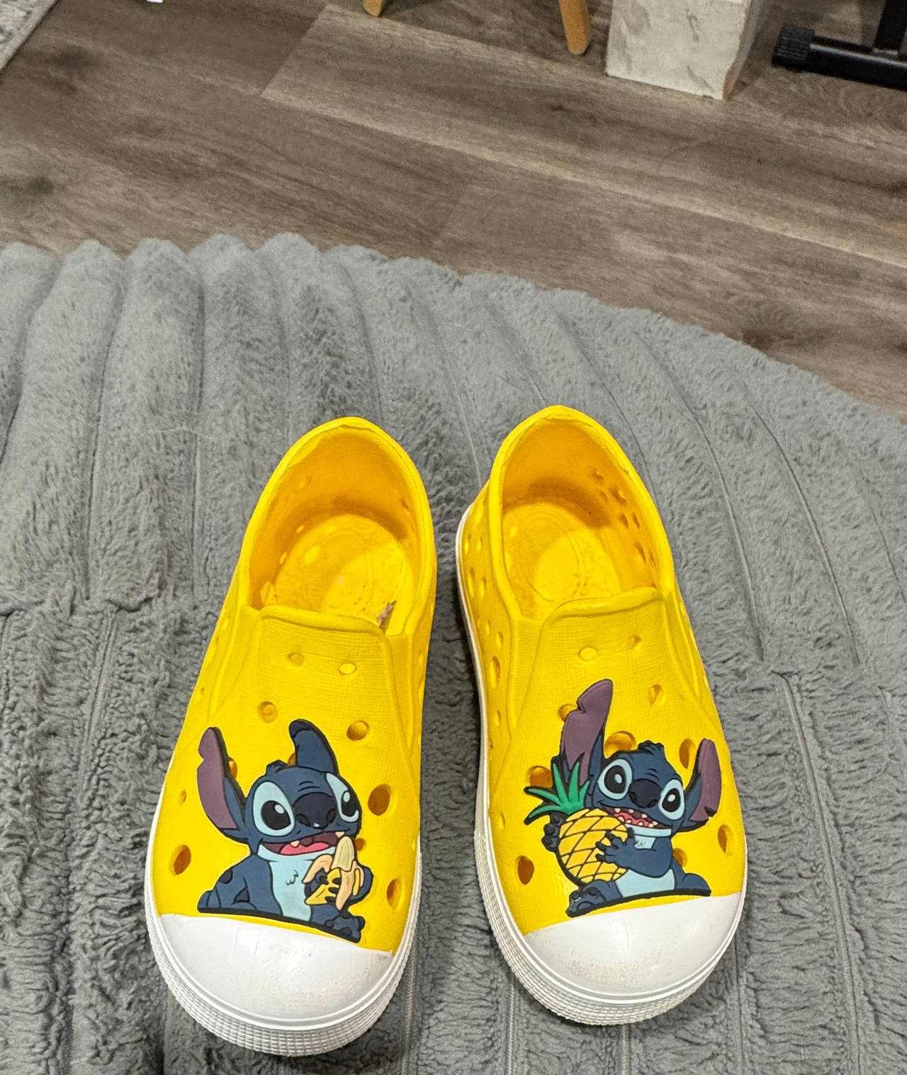 Disney Stitch Yellow EVA Slip-On Sneakers