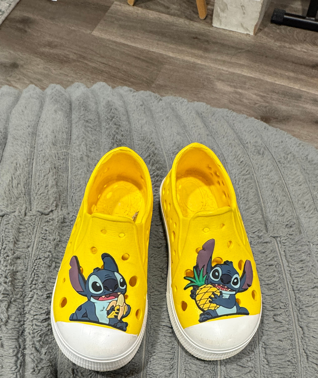 Disney Stitch Yellow EVA Slip-On Sneakers