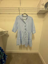 Gingham Button-Down Dress - Image 1