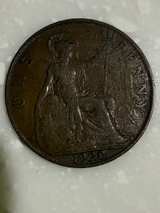 British George V One Penny Coin 1920 E5 - Image 2