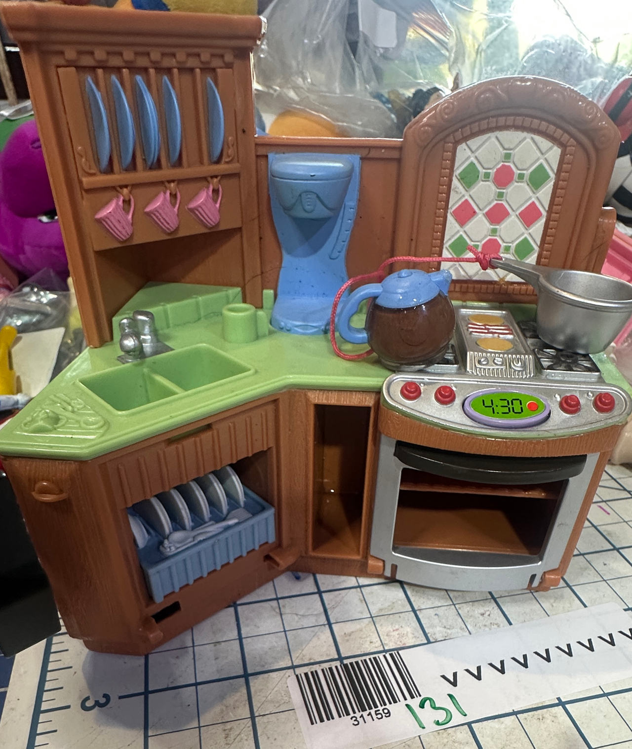 Fisher-Price Loving Family Dollhouse Kitchen Cabinet & Stove