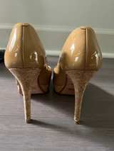 Cole Haan Chelsea Peep Toe Patent Leather Pumps - Image 8
