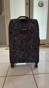 Chaps Paisley Softside Upright Suitcase - Image 3