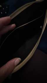 Beige Patent Leather Shoulder Bag - Image 2