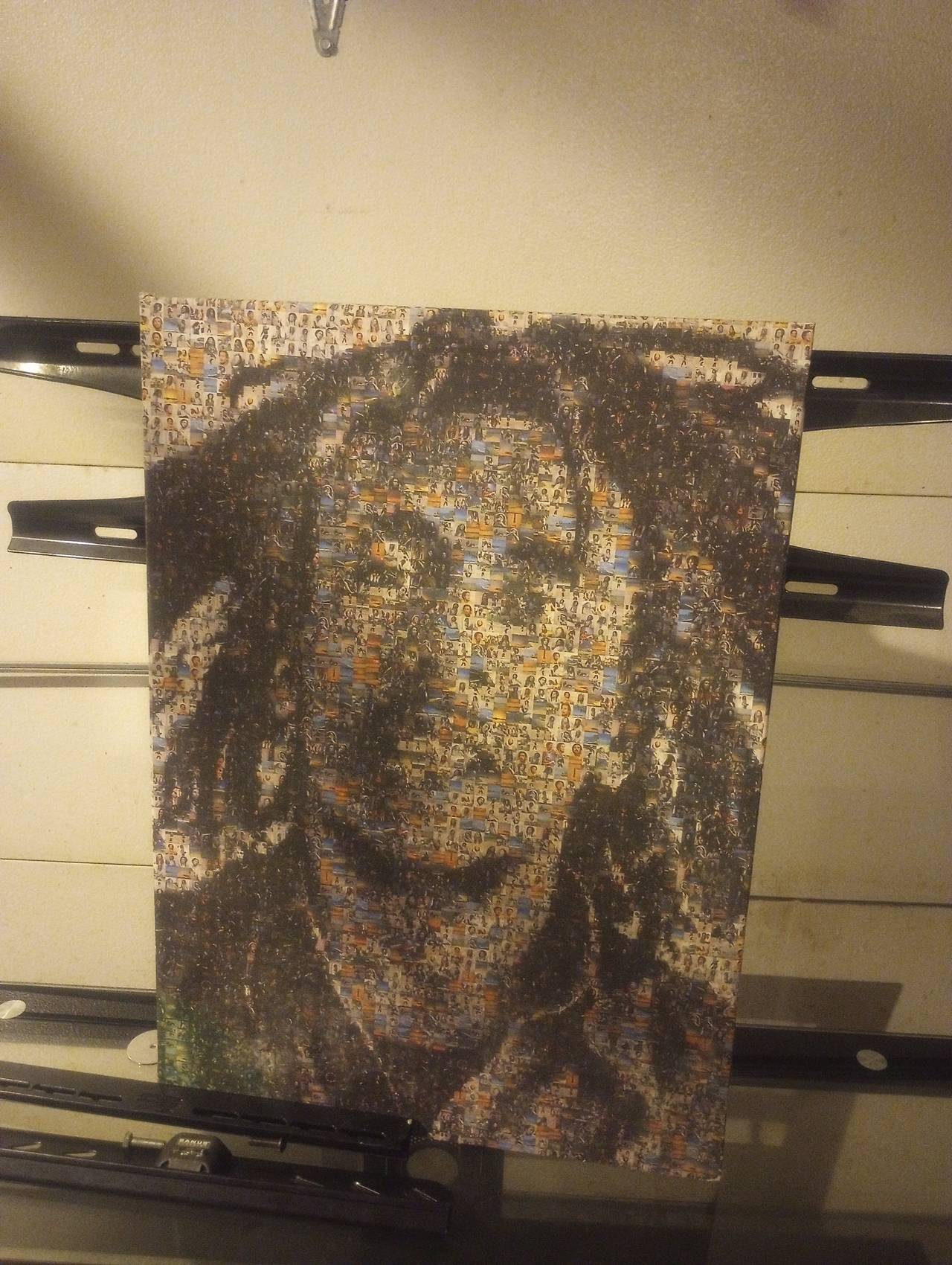 Bob Marley Photo Mosaic Canvas Wall Art