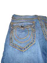 True Religion Super T Straight Jeans Thick Stitch Men’s Size 34 - Image 6