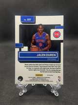 2022-23 Panini Donruss Optic Jalen Duren Rated Rookie Checkerboard Prizm #227 - Image 2
