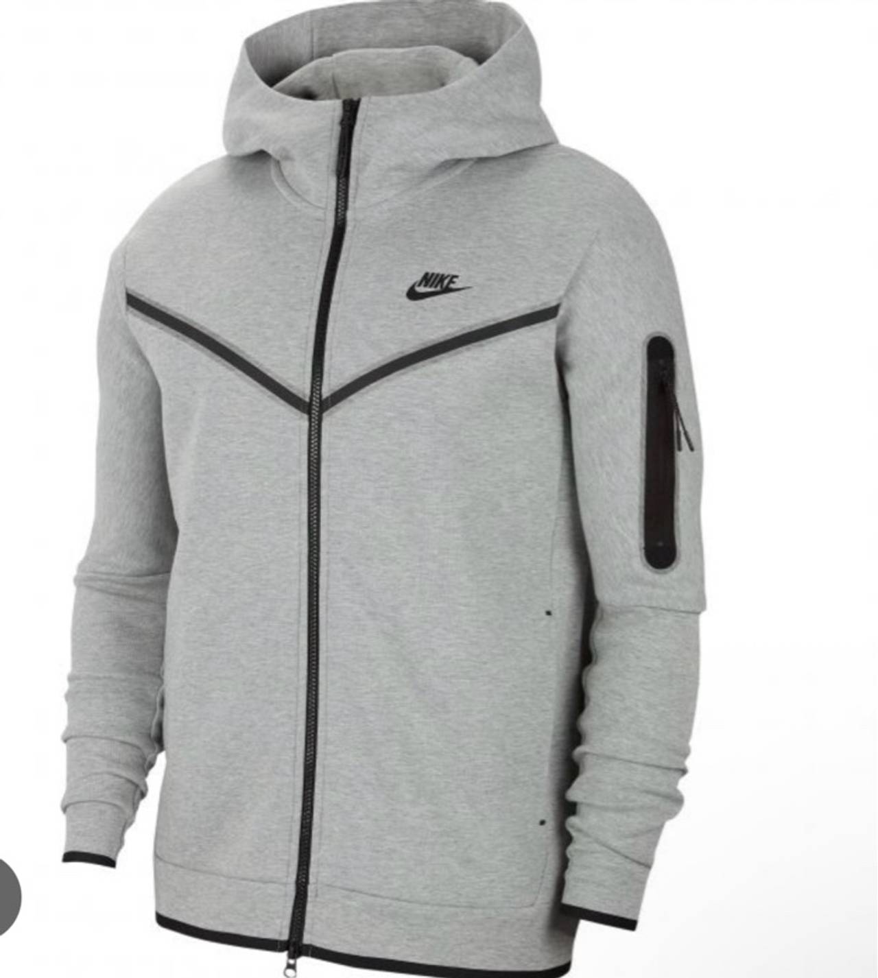 Nike Sportswear Tech Fleece Full Zip Hoodie Dark Grey/Black