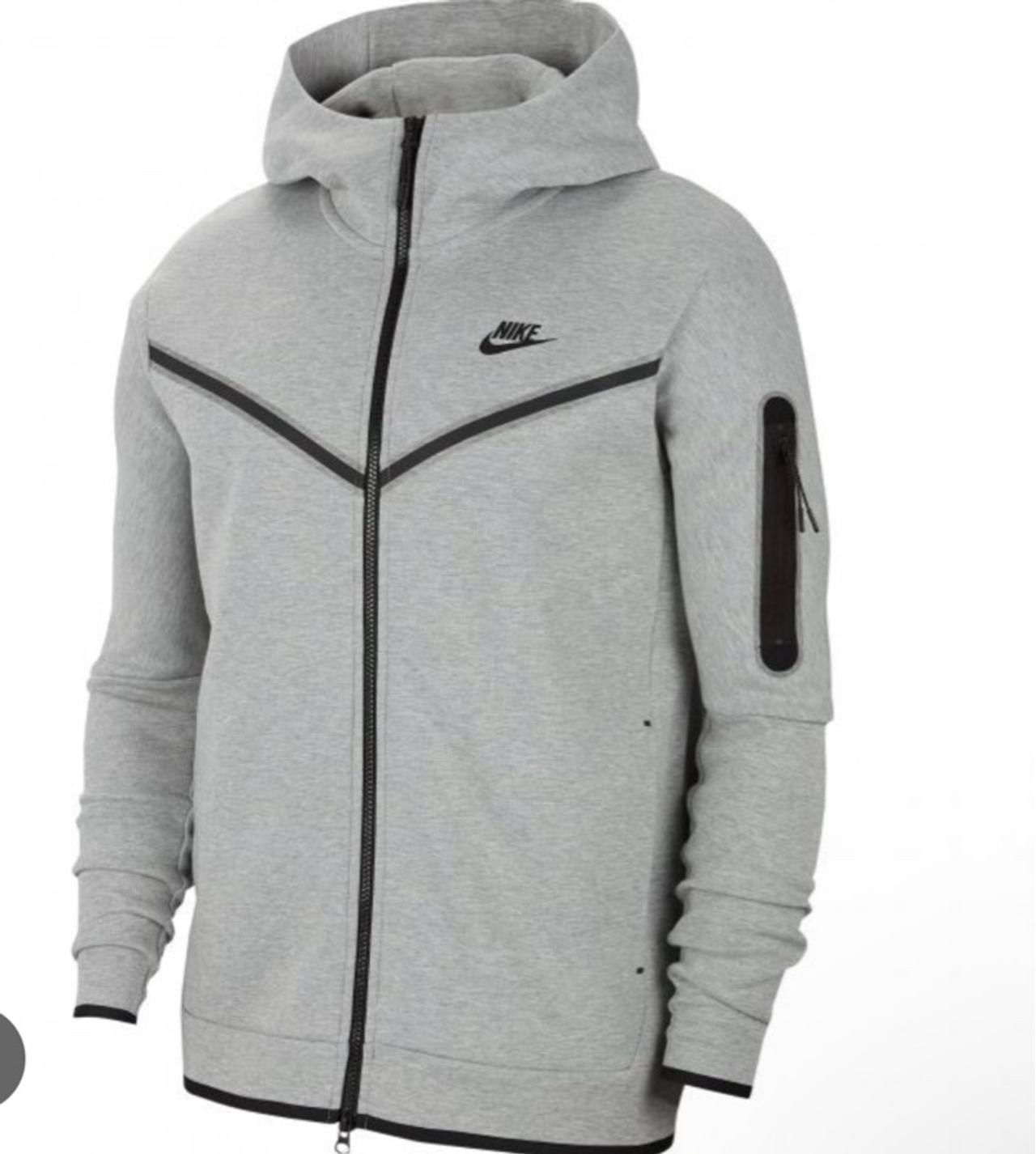 Nike Sportswear Tech Fleece Full Zip Hoodie Dark Grey/Black