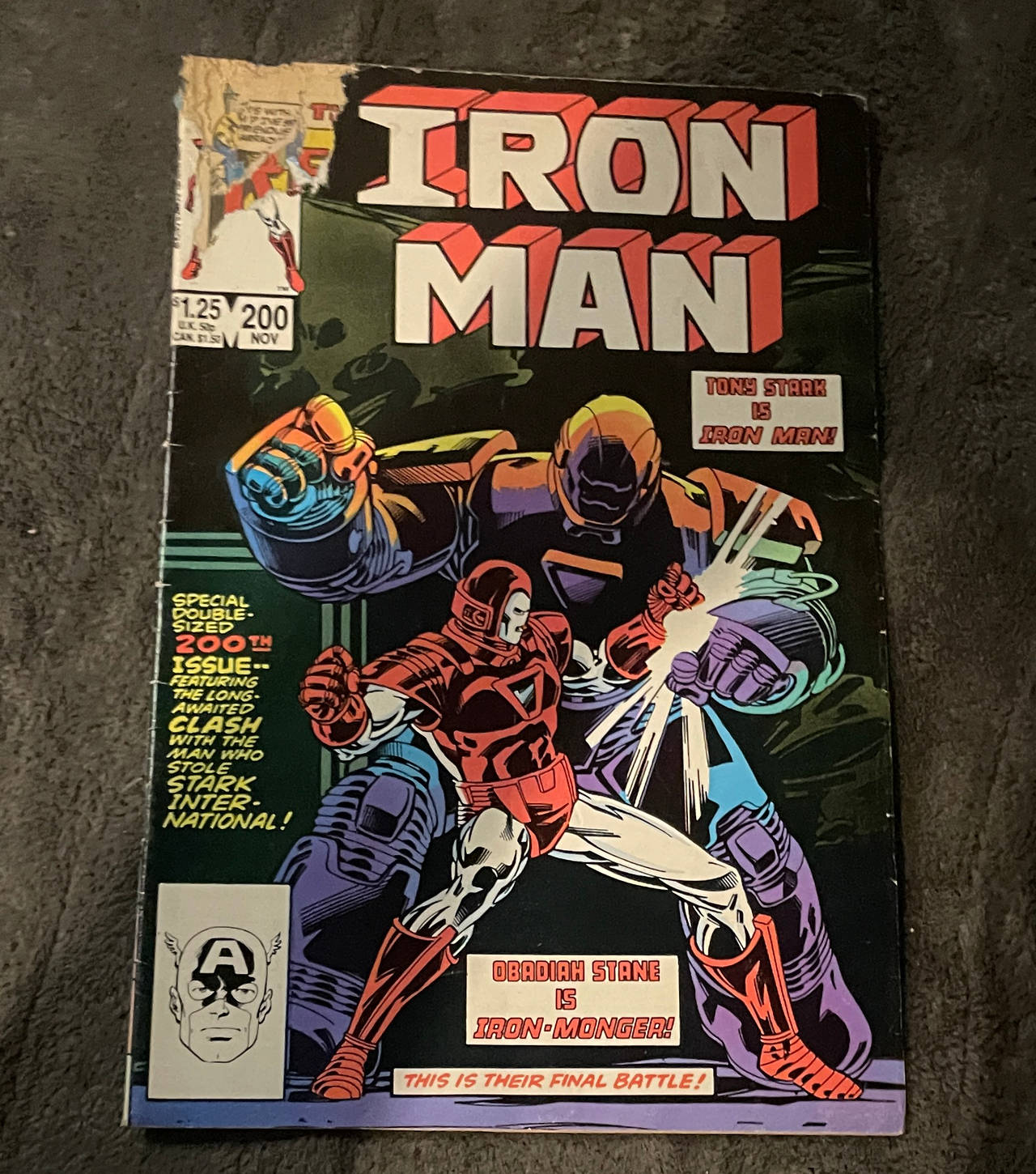Iron Man #200 (Nov 1985) Marvel Comics