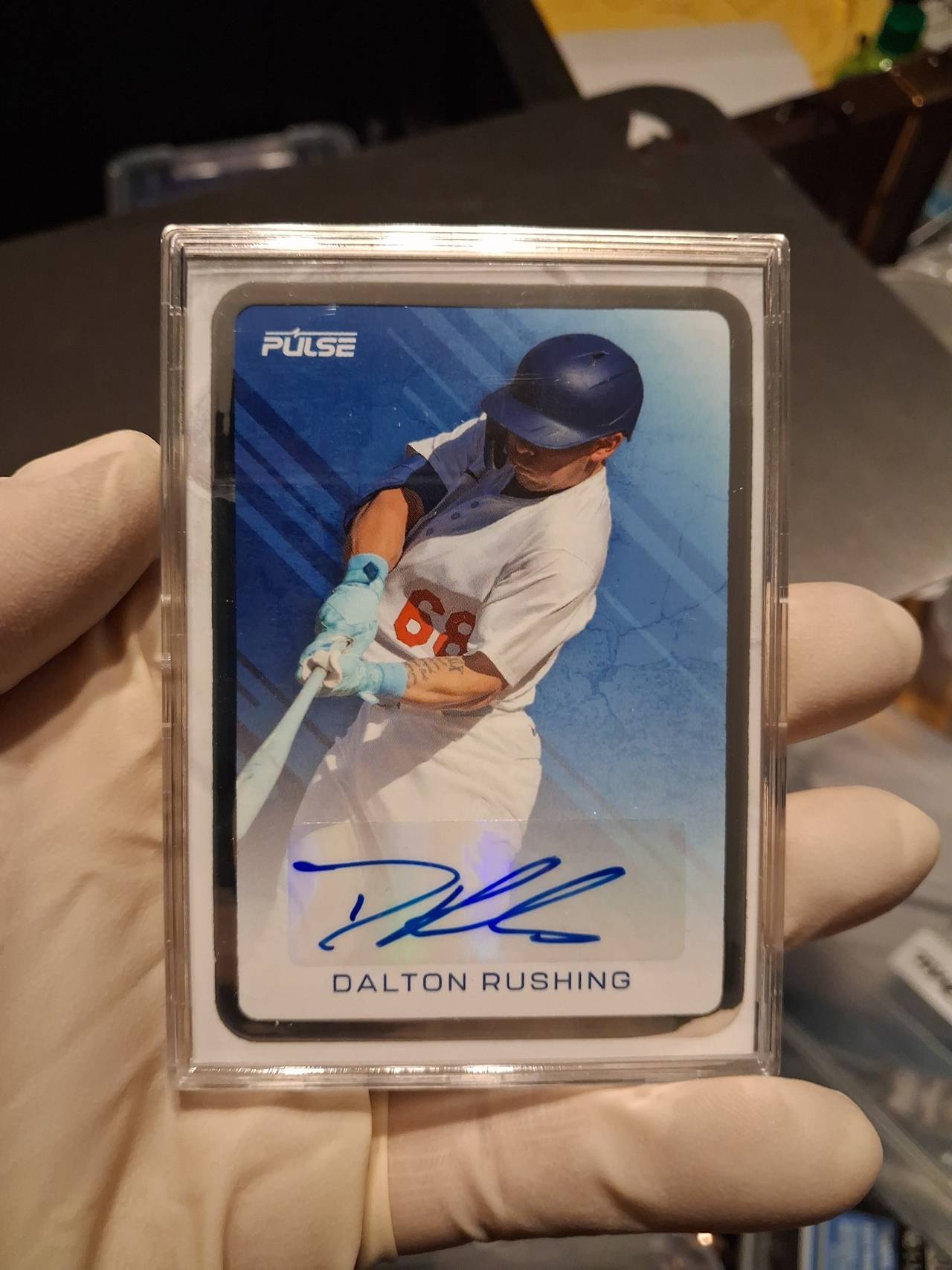 Dalton Rushing Pulse Baseball Autograph Card