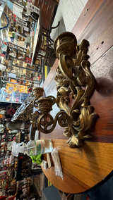 Ornate Plastic Wall Sconces - Very fancy looking - Junkee Reno - Danielle’s Boot - Image 2