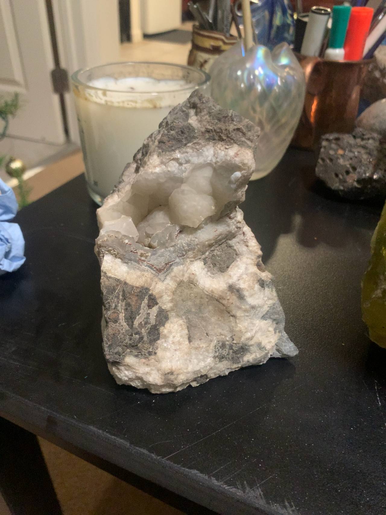 Raw Natural Aquatic Agate Crystal Specimen