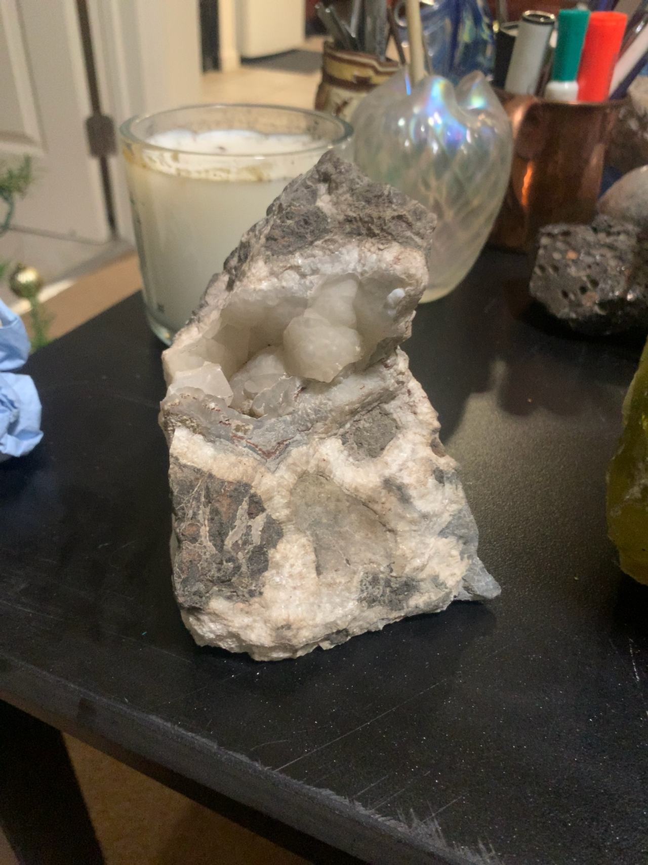 Raw Natural Aquatic Agate Crystal Specimen