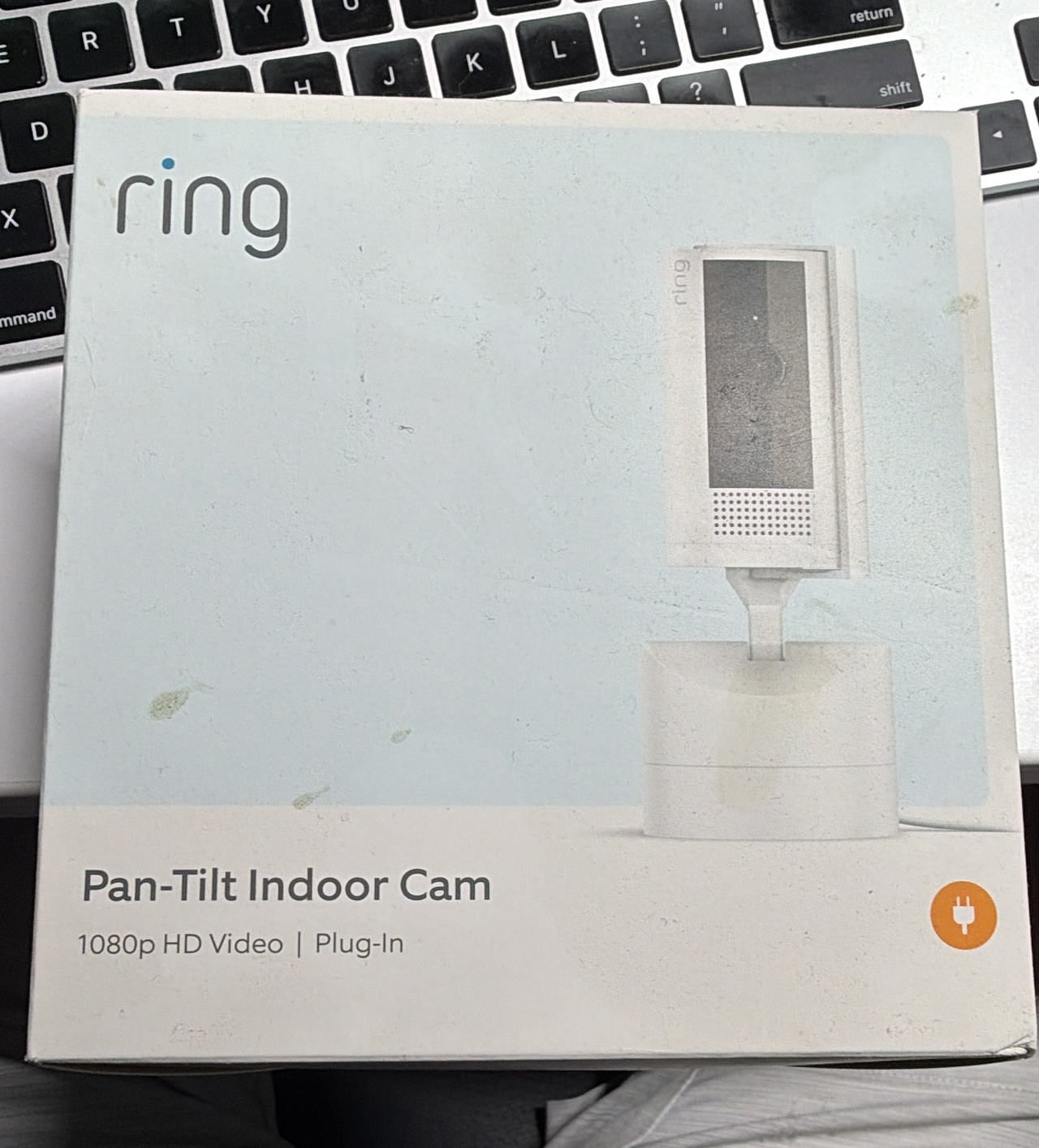 Ring Pan-Tilt Indoor Cam (White) New