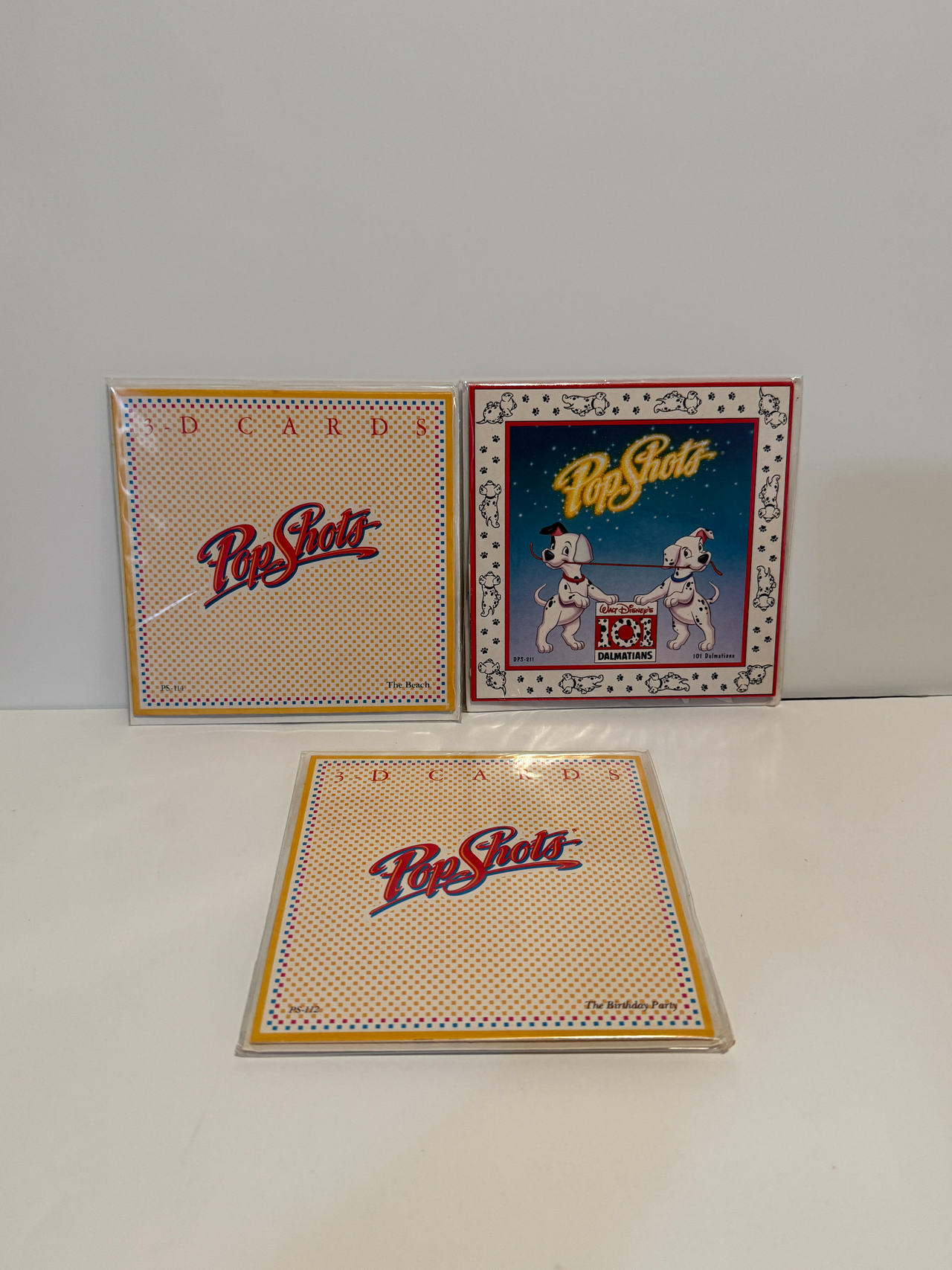 PopShots 3D Greeting Cards Disney 101 Dalmatians Set