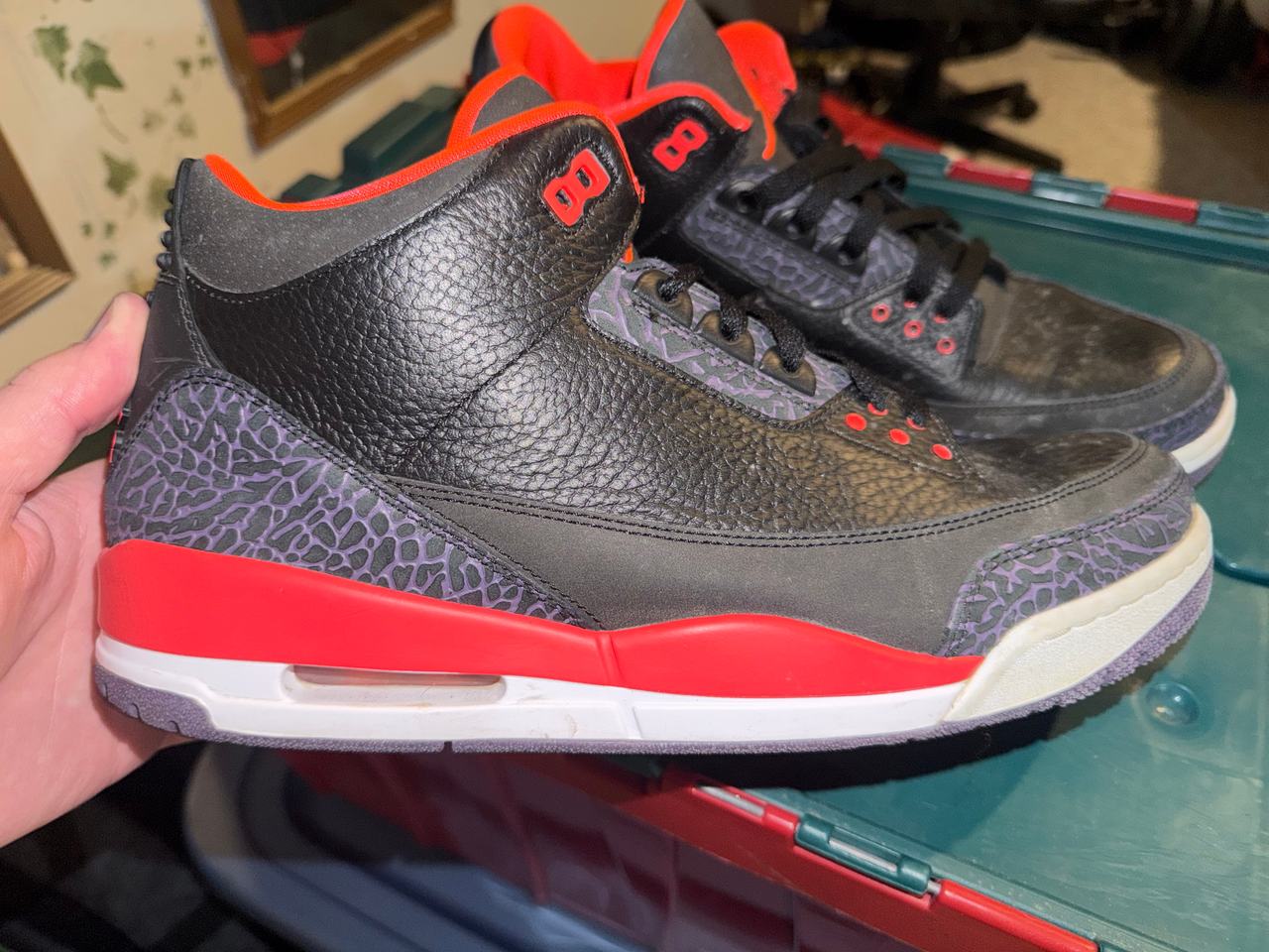 Nike Air Jordan 3 Retro Crimson US 13