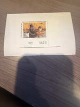 2003-2004 Delaware Migratory Waterfowl Stamp $9 Ring-necked Ducks DE24-2003 Mint - Image 1