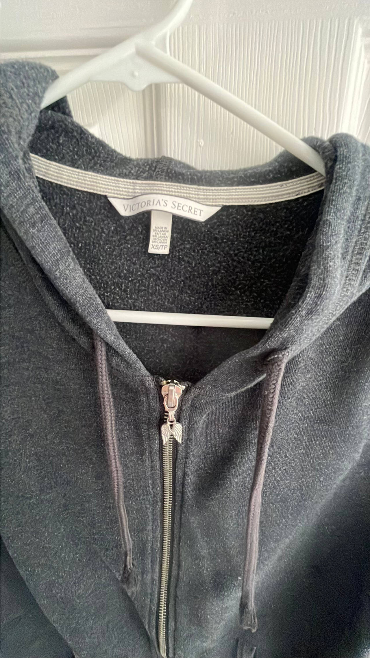 Victoria's Secret Angel Sequin Stripe Zip Up Hoodie