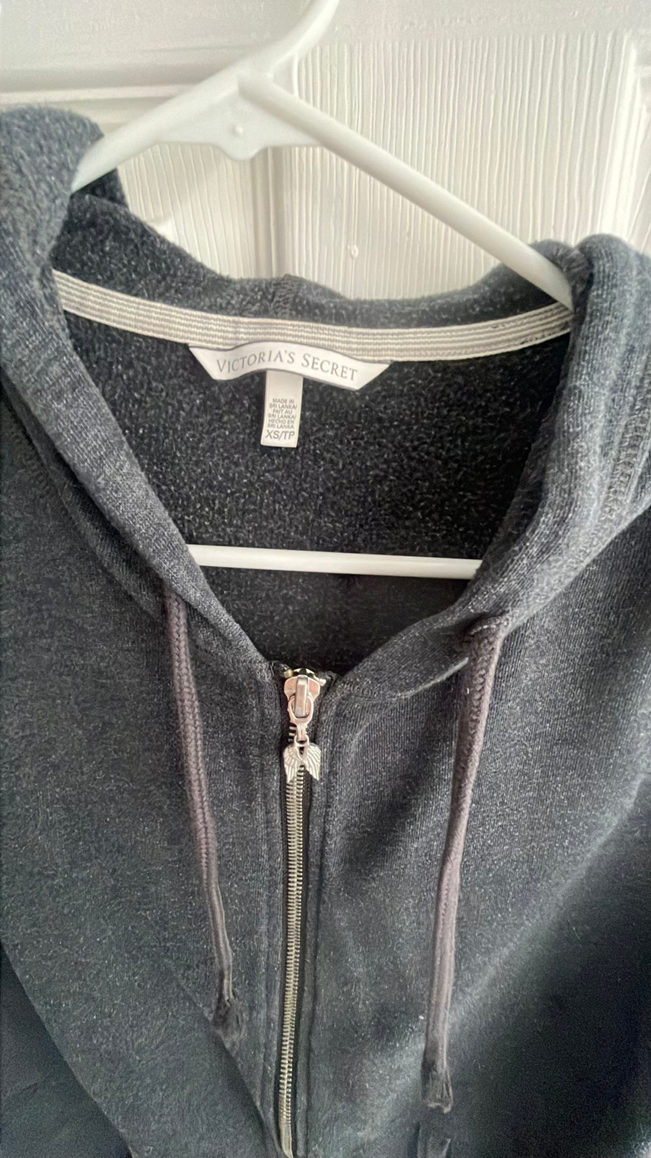 Victoria's Secret Angel Sequin Stripe Zip Up Hoodie