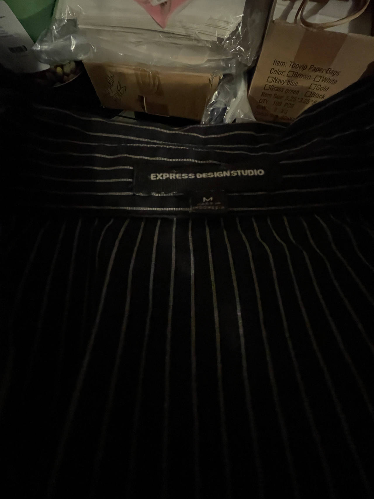 Express Design Studio Pinstripe Shirt