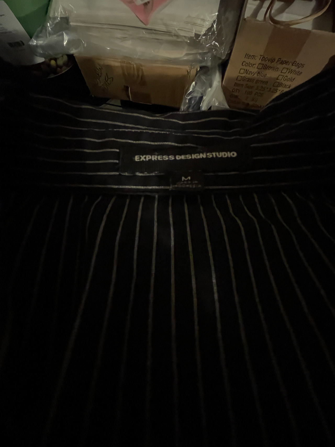 Express Design Studio Pinstripe Shirt