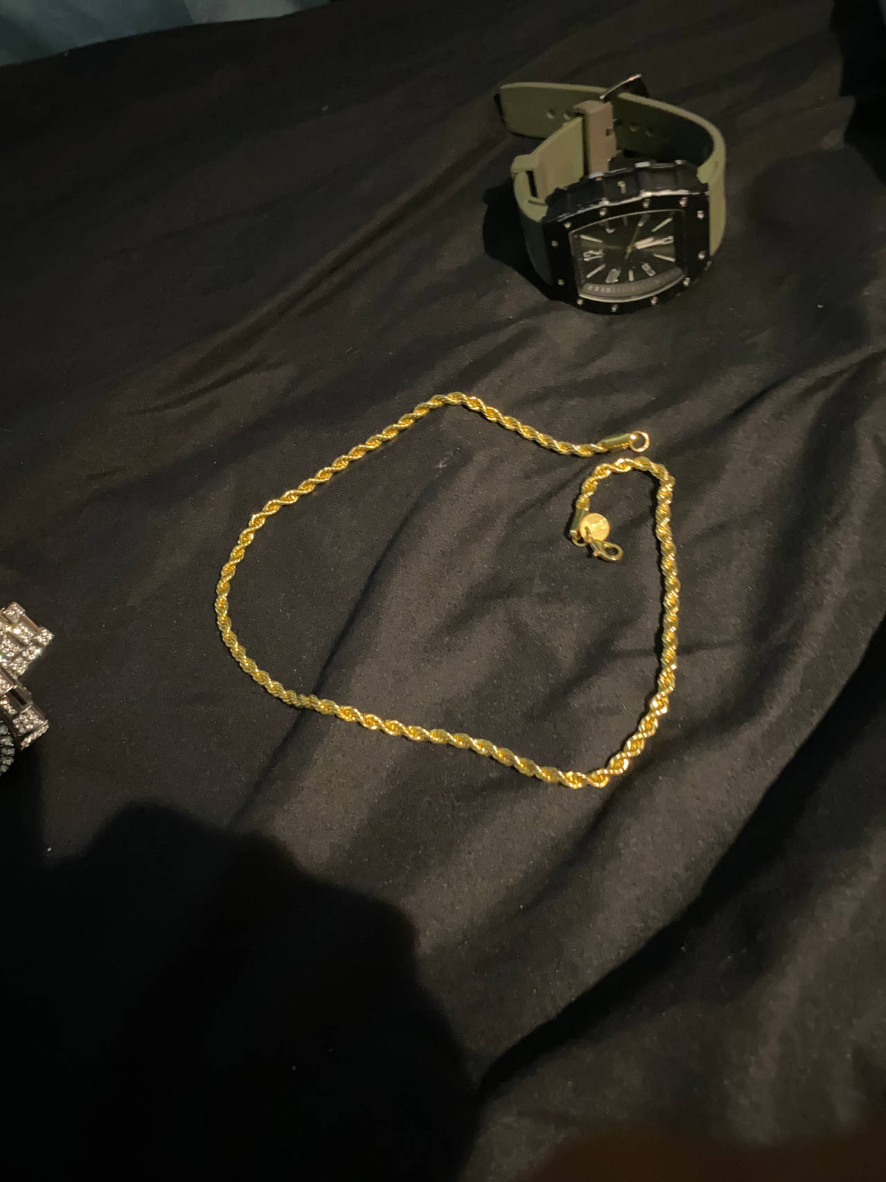 Gold Rope Chain Necklace