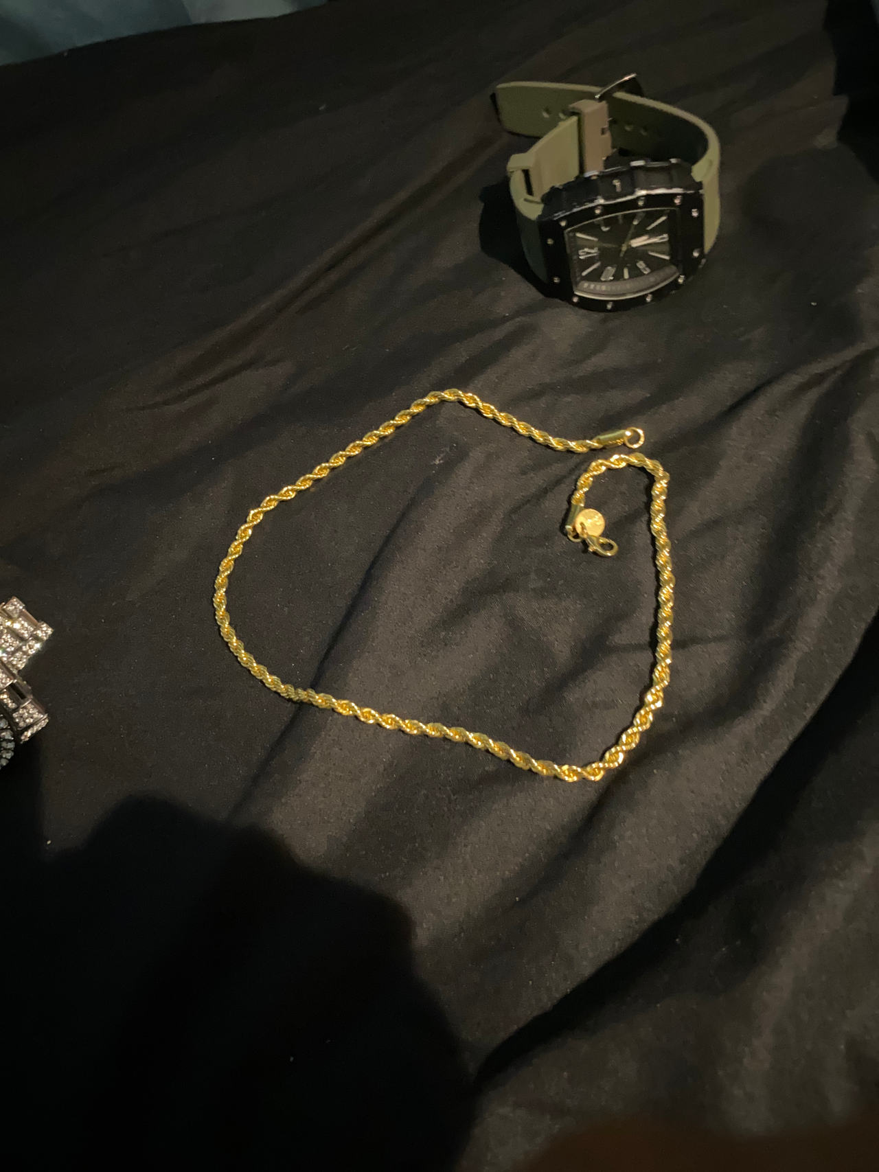 Gold Rope Chain Necklace