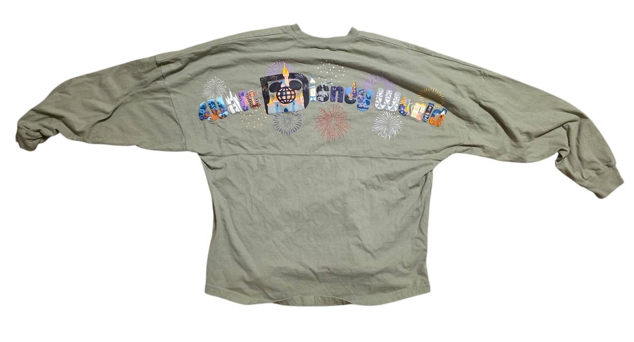 Walt Disney World Fireworks Spirit Jersey Sage Green