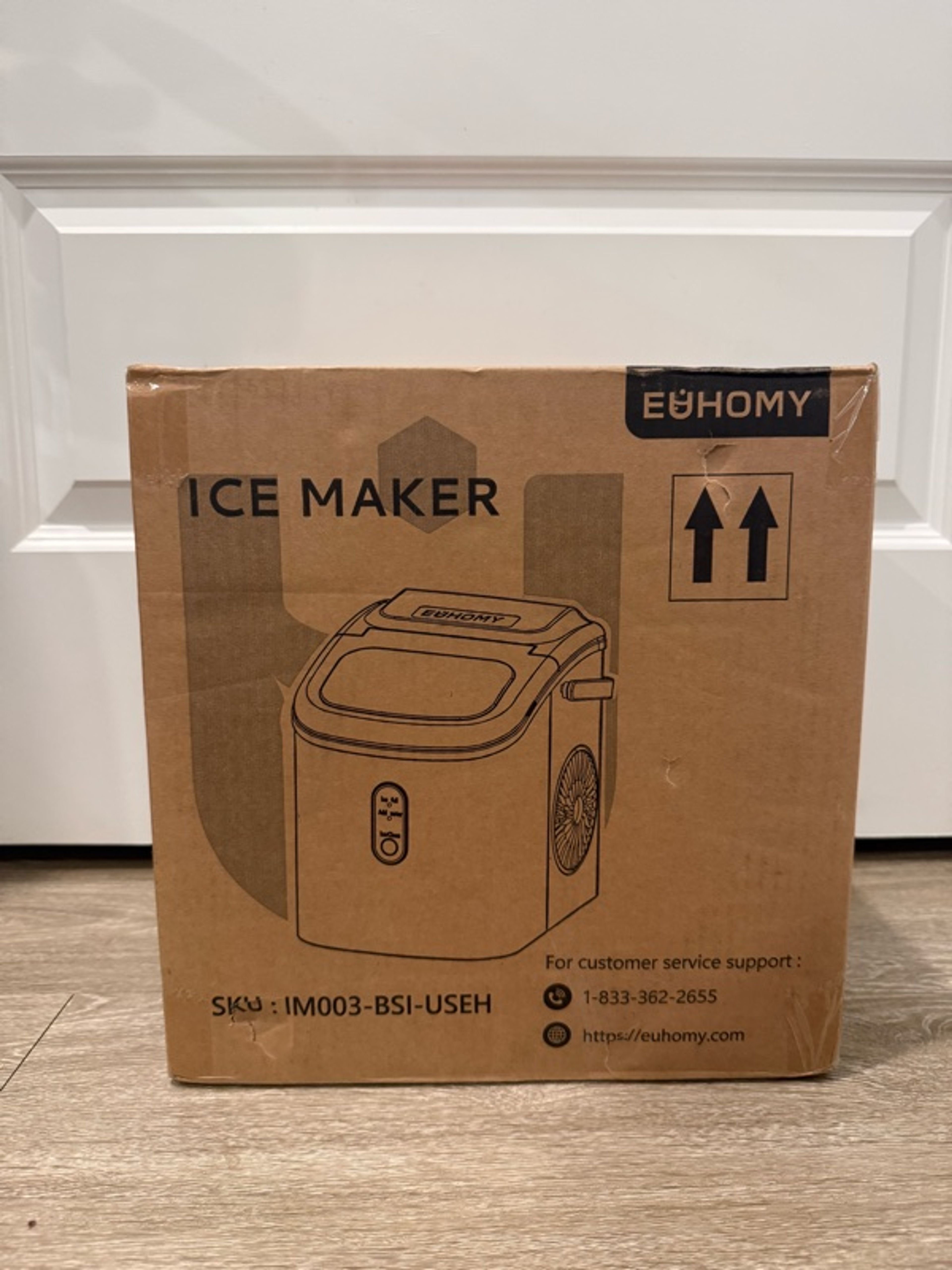 EUHOMY Countertop Ice Maker Silver - Image 2